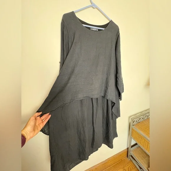 bryn Walker Black Long Sleeve Dress - Picture 3 of 9